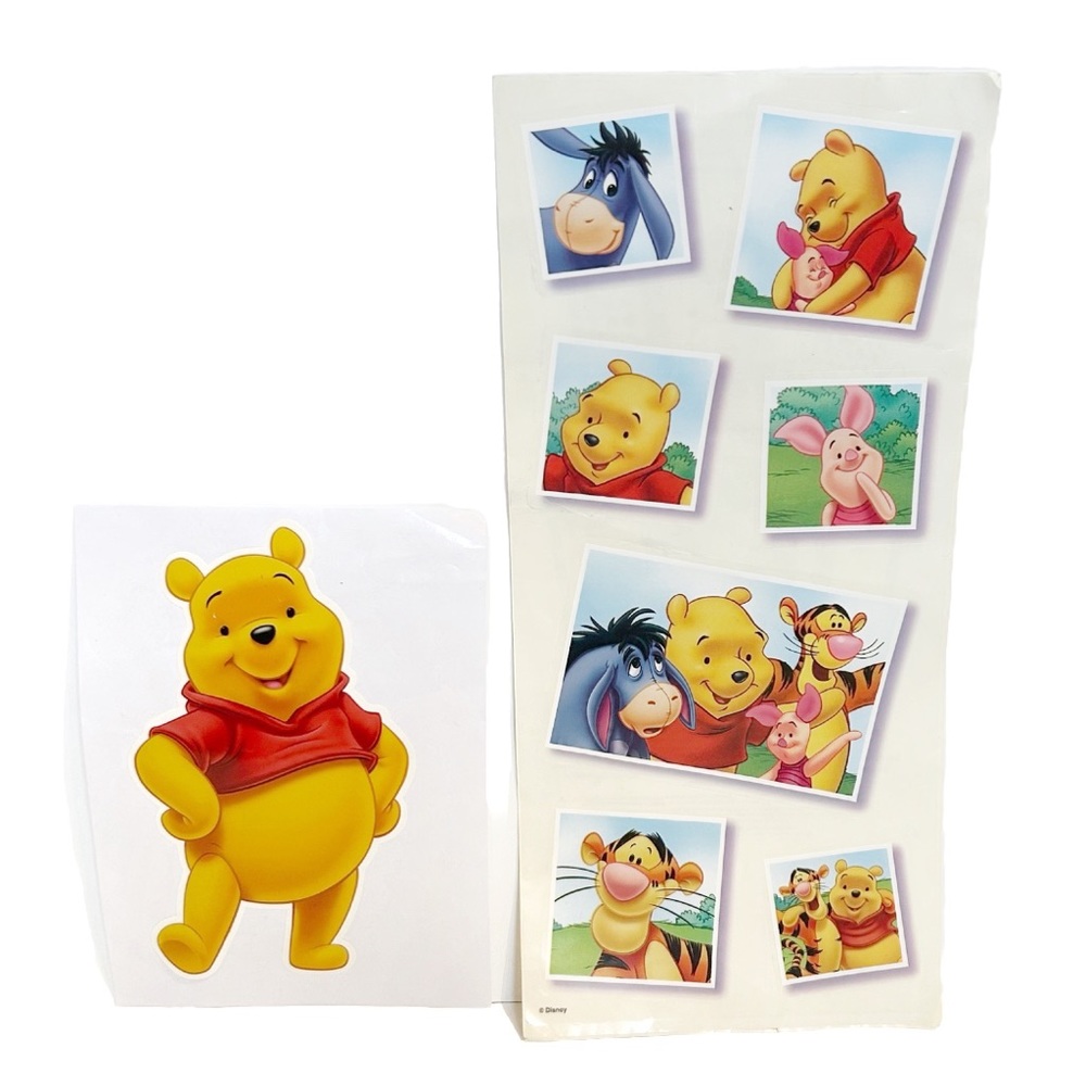 Disney Winnie the Pooh Large Sticker Sheets Sandylion Piglet Tigger Eeyore Bear